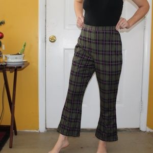 Wild Fable Stretchy Fit Bell-Bottom Striped Pants